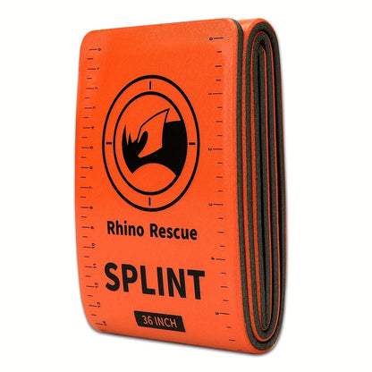 Foldable Emergency Splint 36 x 4.3 Inch – Reusable Aluminum Alloy Closed-Cell Foam Splint for Trauma, Outdoor First Aid