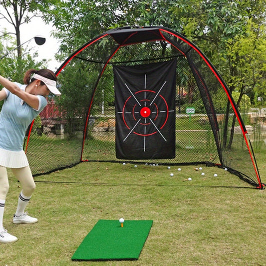 Golf Practice Target Frameless No-Net Design | Portable Indoor & Outdoor Golf Training Aid with Multiple Target Zones for Home Driveway
