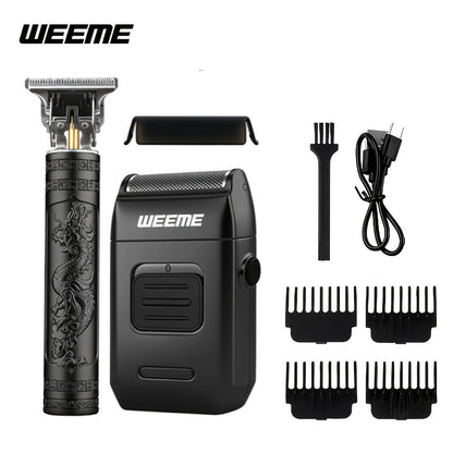 Men's Electric Grooming Kit 4-in-1 – Hair Clipper, Beard Trimmer, Electric Shaver & Nose Hair Trimmer Set, Gradient Design