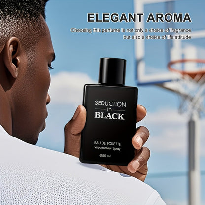 Woody Cologne for Men Long Lasting Eau de Toilette 50ml Propylene-Free Masculine EDT Spray Sensitive Skin Safe Daily Dates Gym Travel Office