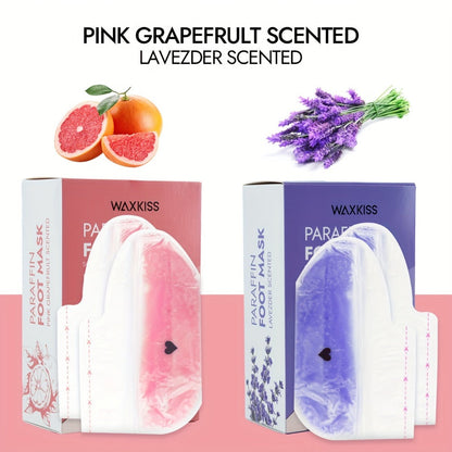 Paraffin Wax Hand & Foot Mask Deep Moisturizing Beauty Treatment – Smooth Soft Skin, Pink Grapefruit & Lavender Scents