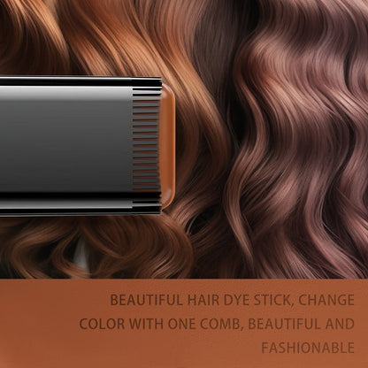 Portable Gray Root Cover Stick 2pcs, Disposable Hair Root Touch-Up with Plant-Based Squalane, Instant Gray Coverage
