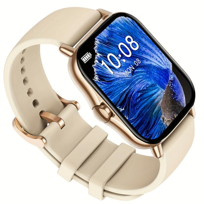 Smartwatch Large Screen with Bluetooth Calling, Unisex Bluetooth, Message Reminder, Multiple Sport Modes, Heart Rate and Sleep Readouts
