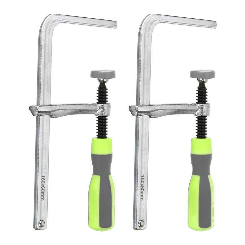 Track Saw Clamps 2pcs, Quick Adjust MFT Table Rail Clamps with Soft-Grip Handle, Compatible with Festool Track Saw Rail System