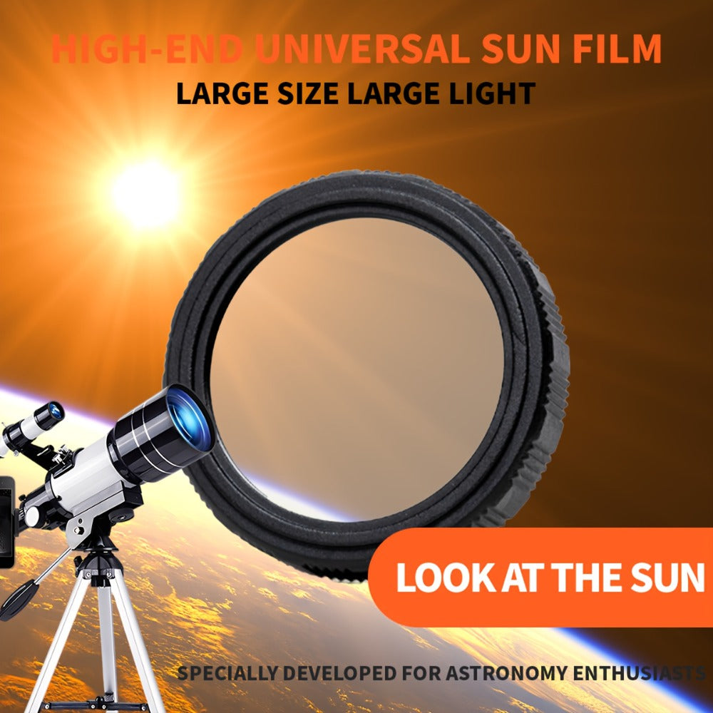 150X Astronomical Telescope 70mm Aperture with Tripod Phone Adapter Wireless Remote Control High Magnification Portable Refractor Telescope