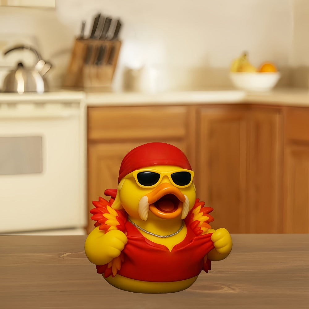 Resin Duck Figurine Decorative Statue – Holiday Themed Ornament for Halloween, Christmas for Garden, Patio and Yard Use