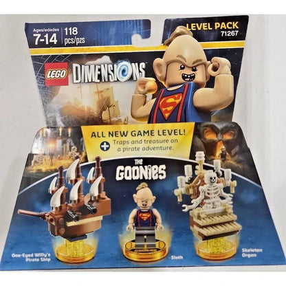 LEGO Dimensions Goonies Level Pack 71267, Sloth Minifigure Included, 118-Piece Video Game Expansion Kit