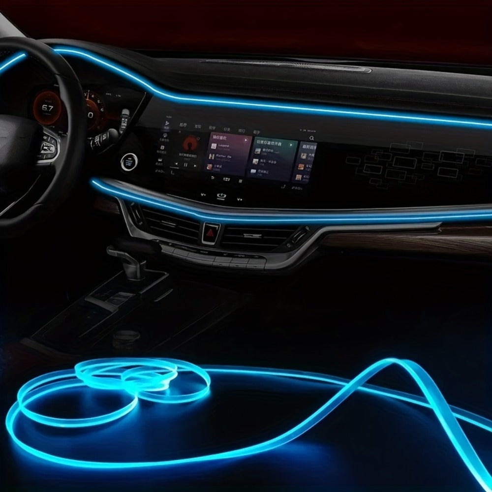 Car Interior Ambient Light Strip with Eight-Color App Control, Music-Responsive Modes and Two Checkout Configurations