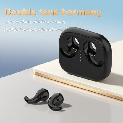 Semi-In-Ear Wireless Headphones 360-Degree Stereo Surround Sound, Black Tech Design High-Fidelity Audio
