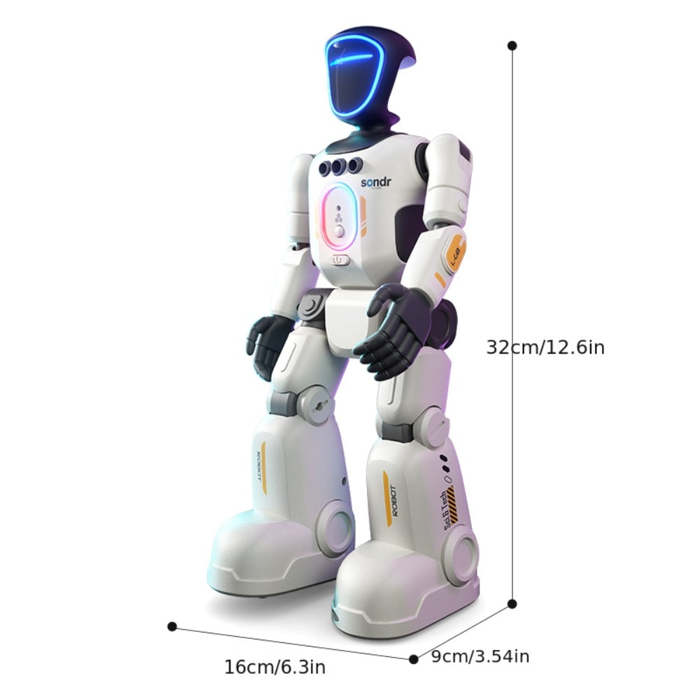 Smart Humanoid Robot Toy with Gesture Sensor & Voice Recorder, Advanced Pose-Controlled Joints, Smart Remote Control