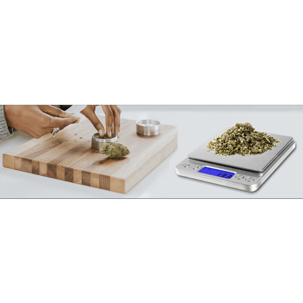 Digital Kitchen Scale Pocket Food Scale 3000g x 0.1g Accuracy, 6 Unit Modes LCD Display Tare Function