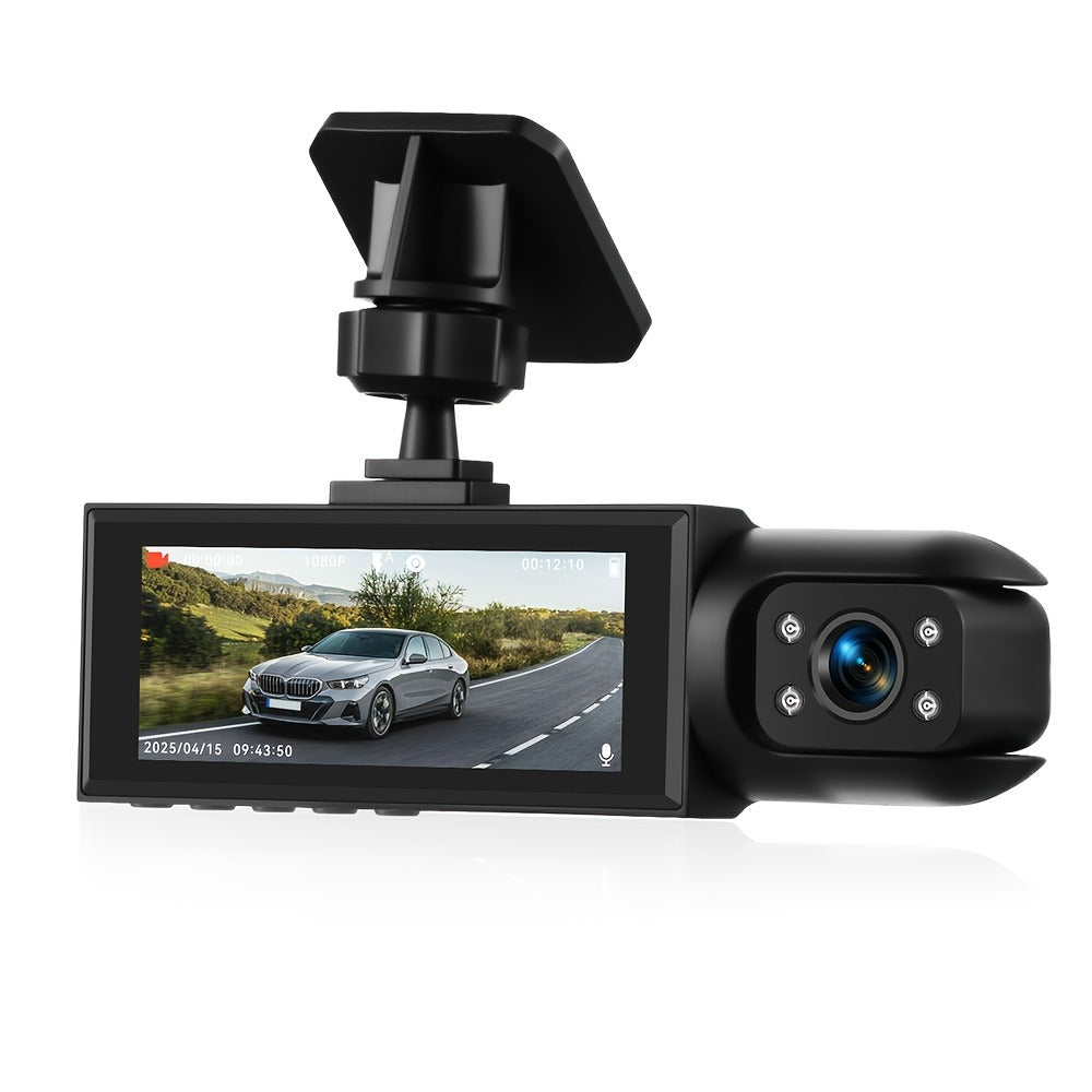 Dash Camera Checkout Options with Wide-Screen Dual-Camera Body or Two-Inch No-WiFi Models Pictured