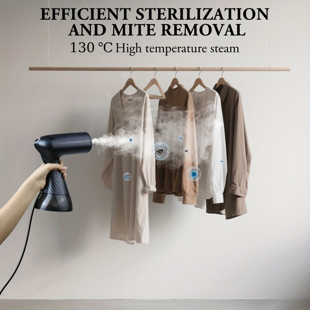Portable Clothes Steamer 1100W – 20-Second Fast Heat-Up Handheld Garment Steamer with 10oz Water Tank for Wrinkle Removal on All Fabrics