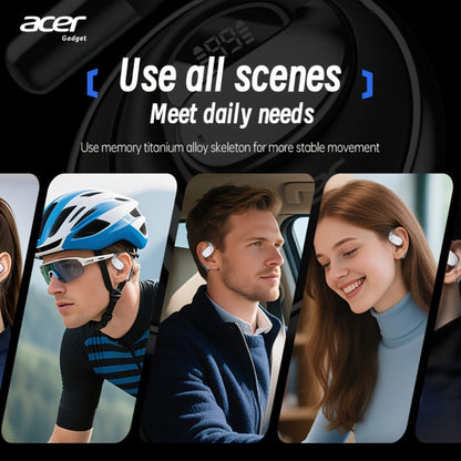 Acer TWS Wireless Earbuds Hook Design Low Latency Gaming 2025 New for Bedside Audio, Alarms and Room Entertainment