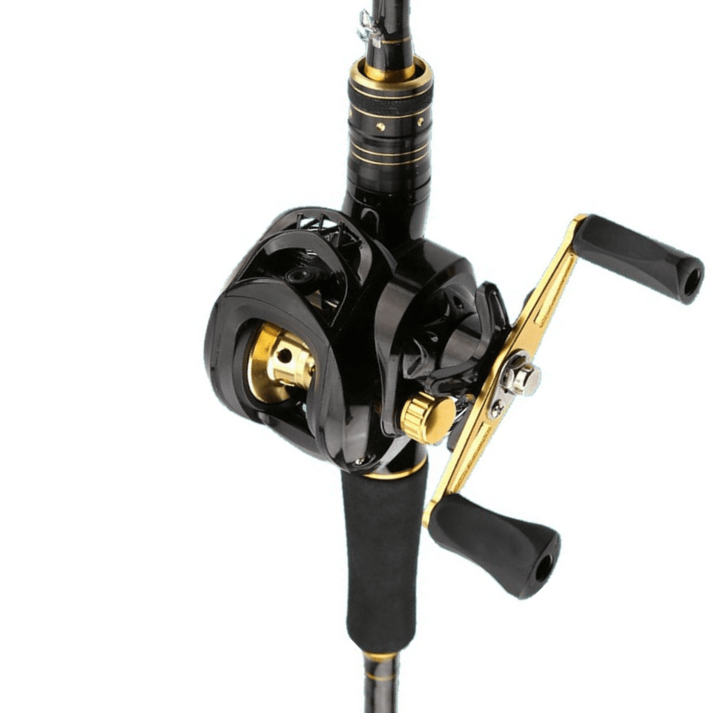 Carbon Fiber Fly Fishing Rod and Reel Combo Set 165cm Aluminum Alloy Reel EVA Grip Left Right Hand Fly Fishing Kit Black Gold Beginner