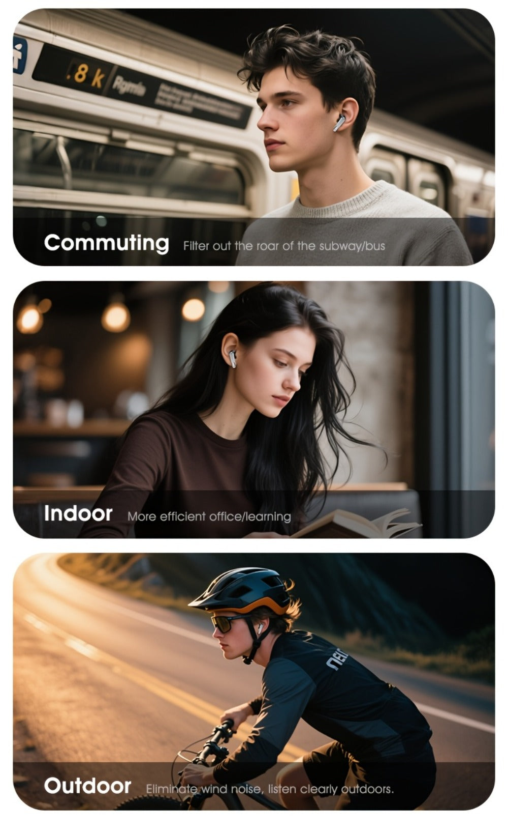 Wireless Earbuds Acer Mini Bluetooth 5.4 with Touch Controls, Call Noise Reduction Mic and Three Colors