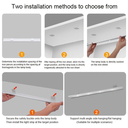 Motion Sensor Cabinet LED Strip Light USB Rechargeable 1400mAh - 3 Color Dimmable Wireless for Home Cooking, Dining and Outdoor Meals