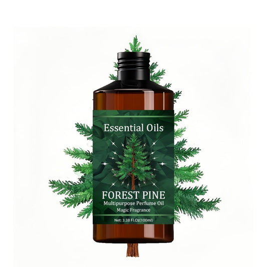 Essential Oil for Diffuser, Forest Pine Blend with Glycerin and Jojoba Oil in 100ml Bottle for Diffuser and Massage