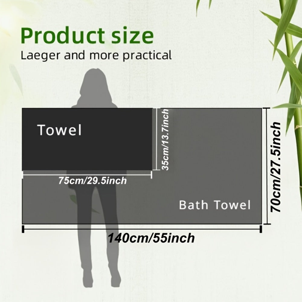 Embroidered Cotton Towel Set 3-Piece – 400g/㎡ Soft Absorbent Lint-Free Bath Towel Hand Towel Set for Home Spa Salon