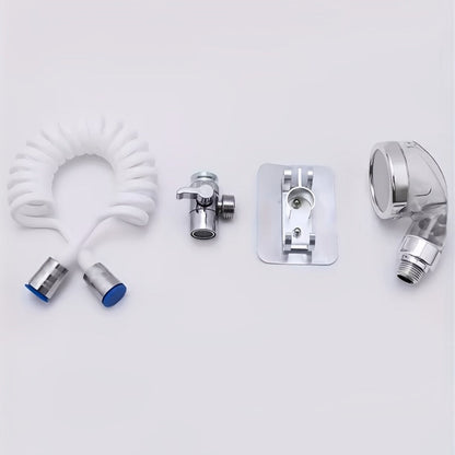 Faucet Extender Pull-Out Retractable Showerhead for Washbasin - Hot & Cold Compatible Hair Washing Sink Sprayer