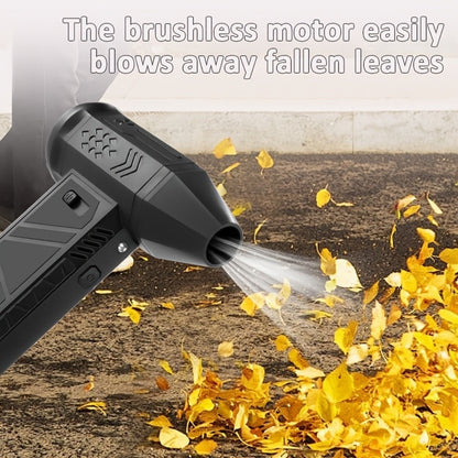 130000 RPM Portable Turbo Fan Blower & Vacuum 2-in-1, USB Rechargeable Cordless Handheld Air Blower for Dust Removal