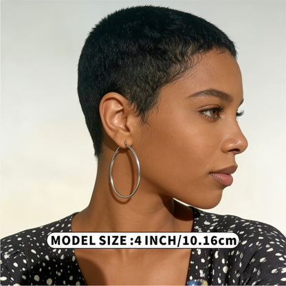 Short Pixie Human Hair Wig, 4-Inch Length in 1B Black, 99J Burgundy, #30 or #27 Color Options
