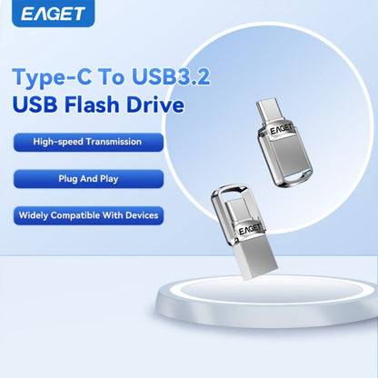 USB Flash Drive EAGET Dual-Ended Type-C to USB 3.2 Memory Stick with 32GB, 64GB or 128GB Capacity