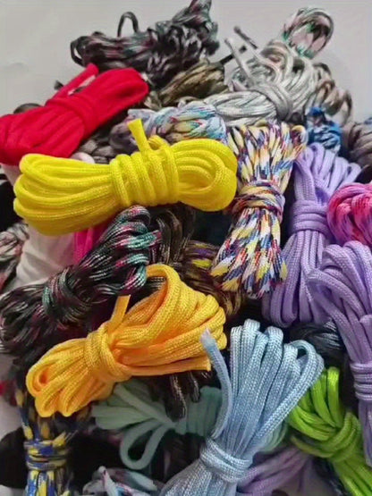 Paracord Bracelet Making Kit DIY Nylon Rope Craft Set with 5 Types of Buckles for Bracelets Keychains Lanyards Survival Gear Beginner