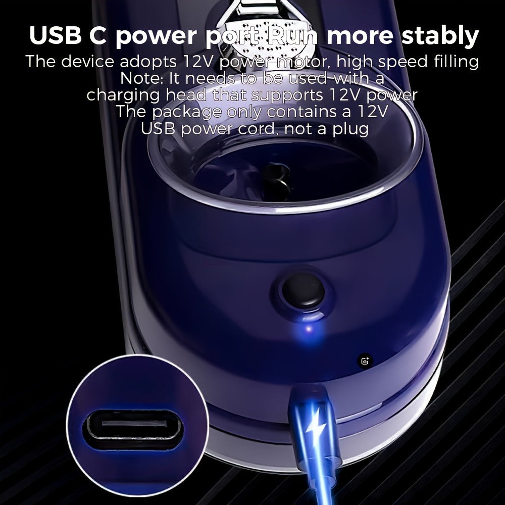 Electric Cigarette Rolling Machine Injector 2-in-1 Grind & Fill - 8mm & 6.5mm Interchangeable Tubes