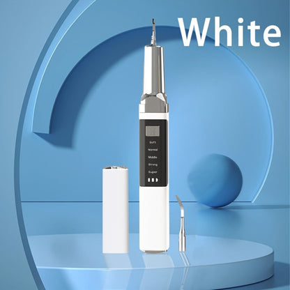 Electric Teeth Cleaner Kit with 2 LED Lights & Mirror, 5 Adjustable Modes, 2 Replaceable Heads