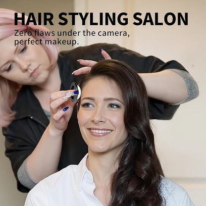 Thinning Hair Root Coverage Powder with Brush, Instant Hairline Concealer Natural Shadow Effect