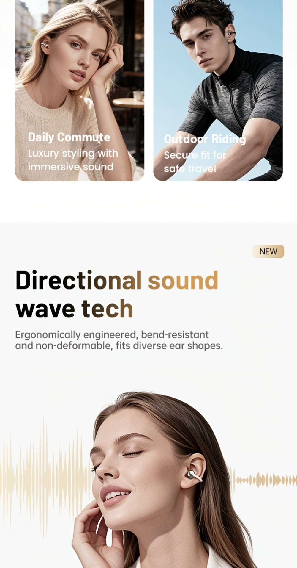 Philips TWS Ear Clip Sport Headset Hi-Fi Bass Stereo HD Calls Earhook Wireless Bluetooth for an Everyday Personal Care Routine