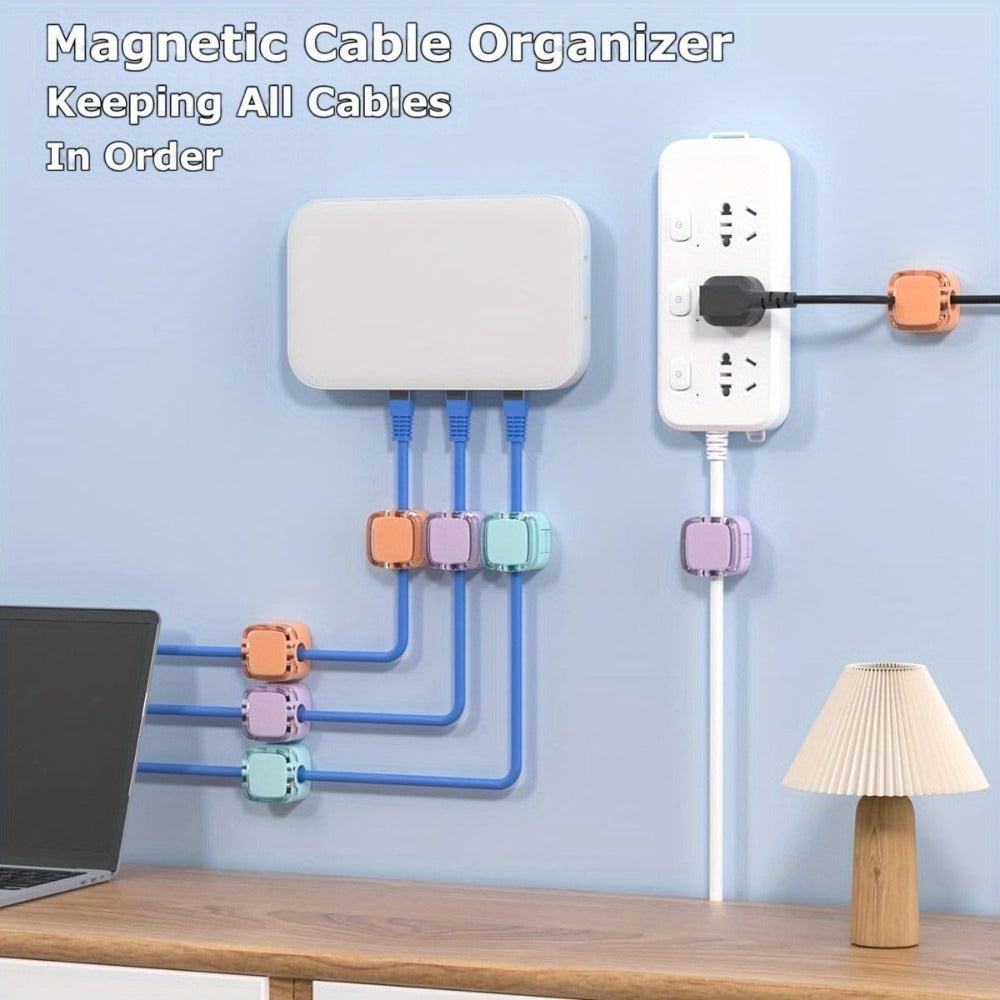 Silicone Cable Clips Self-Adhesive 16 Pcs – Reusable Cable Organizer & Wire Management for Desk, Car & Office, Universal Data Cable Holder