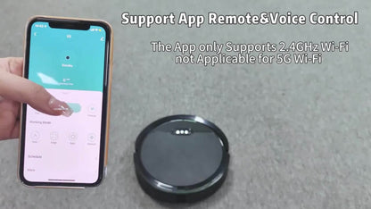 Robot Vacuum Cleaner Mop Combo 5000Pa Max Suction 2-in-1 with App & Voice Control - Scheduled Cleaning