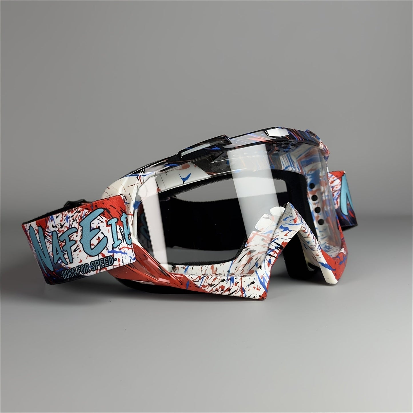 Ski Goggles Set with Black Headband – TPU Frame PC Lens Mirror Coating, Thick Foam Pad, Adjustable Strap, 28+ Color Styles