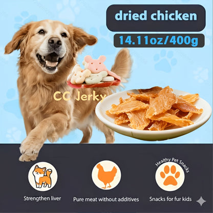 Dog Treats BLACK DUCK Chicken Jerky in 100g, 200g and 500g Package Options for Reward-Time Portioning