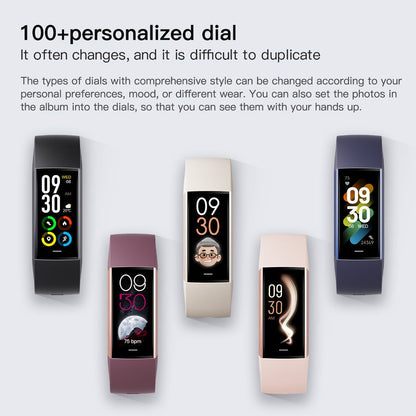 AMOLED Smart Band 1.1" Always-On Display, 14-Day Battery Life, 25 Sport Modes, Heart Rate & Sleep Tracker