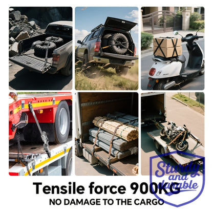 Self-Retracting Tie Down Straps 10 Feet Ratchet Cargo Straps, Auto Retract for Truck Trailer Motorcycle Moving & Appliances