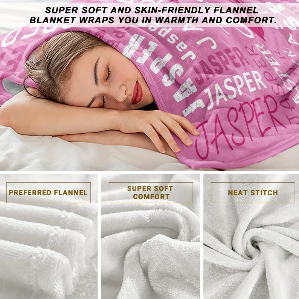 Flannel Throw Blanket 280 GSM in Multiple Colors and 30 x 40, 40 x 50, 50 x 60 or 60 x 80 Inch Sizes