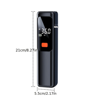 150 PSI Cordless Tire Inflator with Digital Pressure Display, Preset Controls, LED Light and Nozzle Set