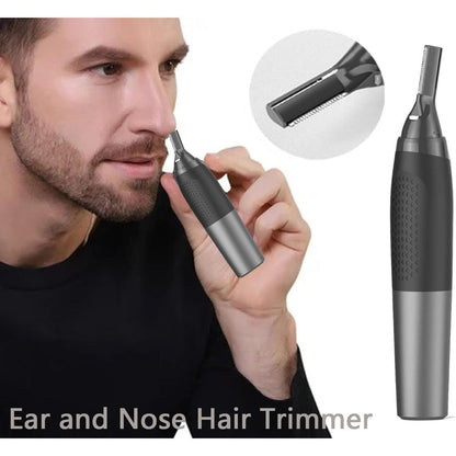 Rechargeable Eyebrow & Nose Ear Hair Trimmer for Men, Electric Detail Trimmer for Neckline Sideburns