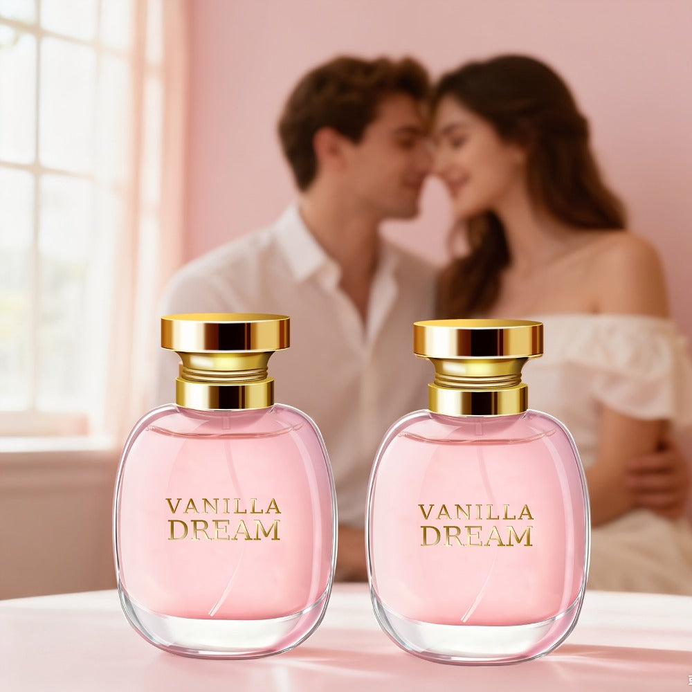 Perfume for Women Two-Pack of 100ml EDP Sprays with Rose, Chamomile, Lemon, Lily, Violet, Musk and Wood