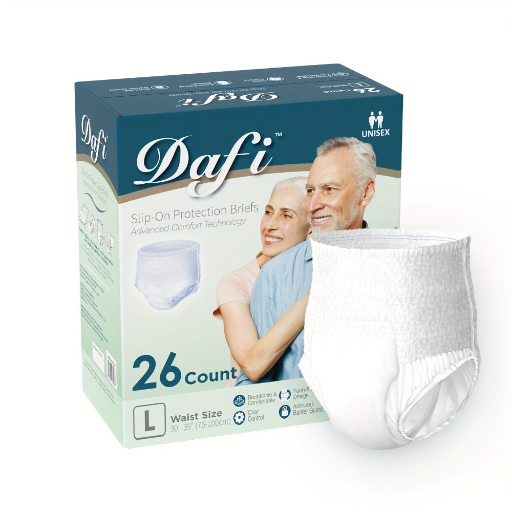 Adult Incontinence Underwear for Women Men Disposable Pull Up Briefs Overnight Bladder for Entryways, Bedrooms and Living Spaces