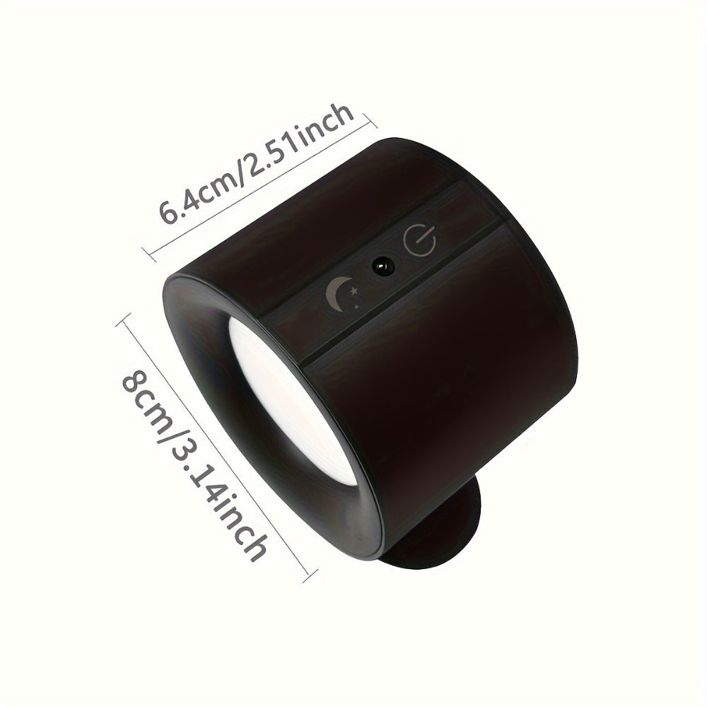 Rechargeable Magnetic LED Wall Sconce 360° Rotatable for an Everyday Personal Care Routine