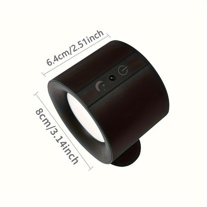Rechargeable Magnetic LED Wall Sconce 360° Rotatable for an Everyday Personal Care Routine