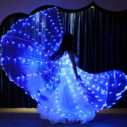 LED Feather Dance Costume Glowing Luminous with the Listed Color, Size or Set Options for Everyday Use