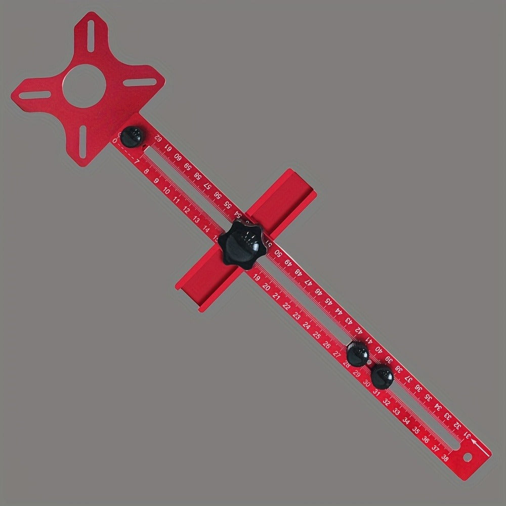 Router Circle Cutting Jig 3-in-1 Woodworking Milling Fixture Precision Circular Cut Guide with Adjustable Groove Bracket for Accurate