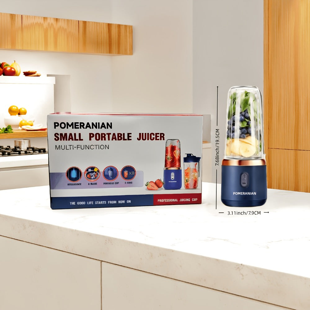 Portable Blender Rechargeable, Mini Personal Juicer for Smoothies, Milkshakes & Juice, USB Charging