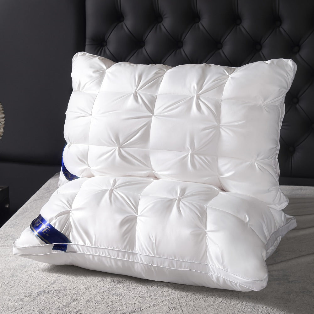 Pillows 2 Pack Queen King Size – Luxury Hotel Quality Deep Sleep Neck Support Pillow High Fluffiness Soft Breathable Fabric All Season Bed
