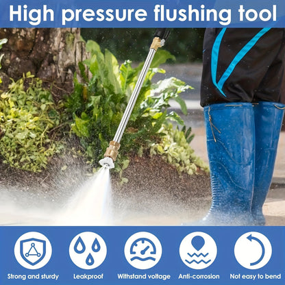Pressure Washer Wand, Garden Hose Car Patio Yard Cleaning Nozzles for Garden, Lawn and Yard Watering